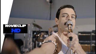 Bohemian Rhapsody (2018) | Concierto En Live Aid / "We Will Rock You" | MovieClip Español Latino HD