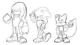 SONIC THE MOVIE 3 STORYBOARD 2024 DÉCEMBRE 18