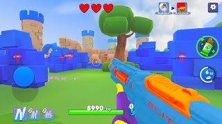 Nerf War | Water Park Battle Solo Victory  Gameplay (Nerf First Person Shooter)
