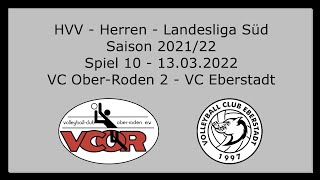 HVV - Herren - Saison 21/22 - Landesliga Süd - Spiel 10 - VC Ober Roden 2 - VC Eberstadt