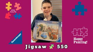 Mattys time lapse puzzles 🧩 JIGSAW 550 🧩 27/11/23 Ravensburger 🧩 Happy Days York 🧩 1000 pieces