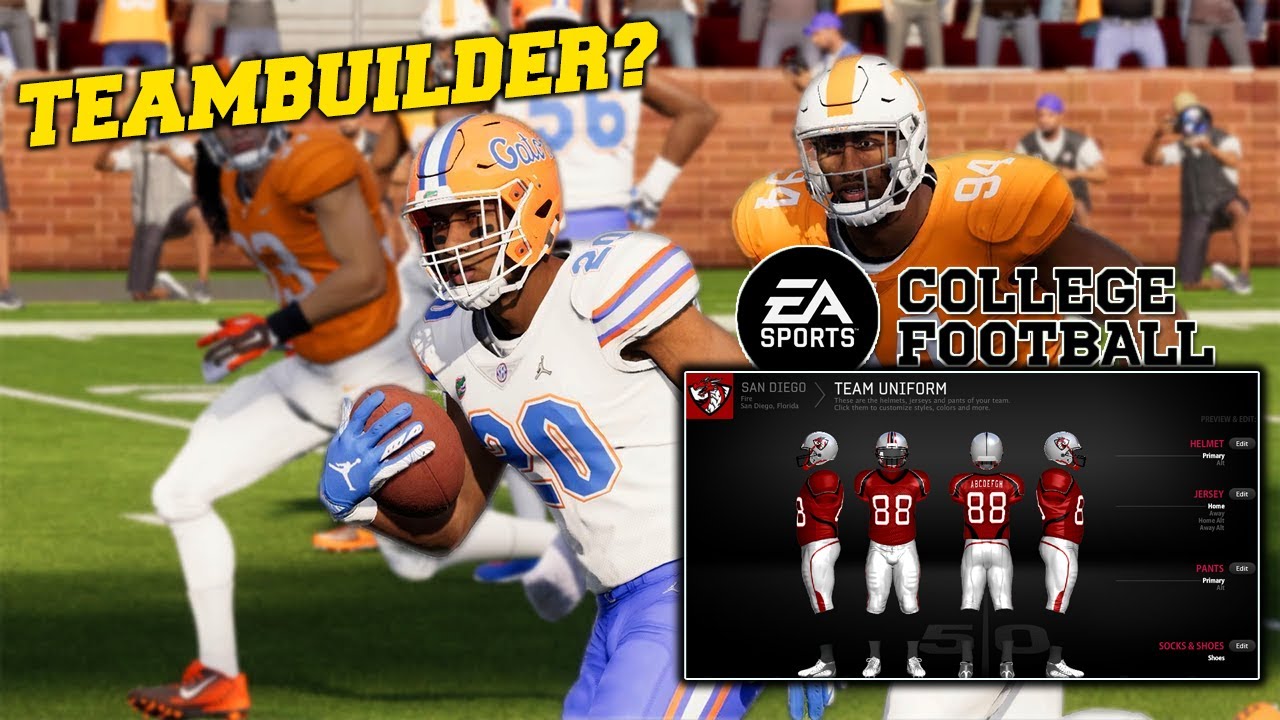 Teambuilder Is Returning In EA Sports College Football?! - YouTube