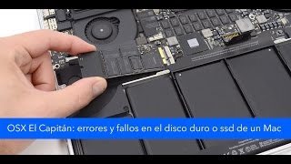 Reparar errores del disco o ssd en OSX El Capitán