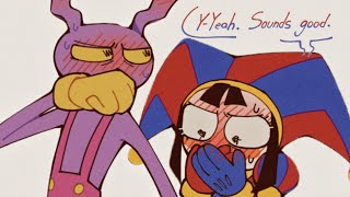 Pomni Slams Jax Love ❤️ | Pomni x Jax | The Amazing Digital Circus Comic Dub