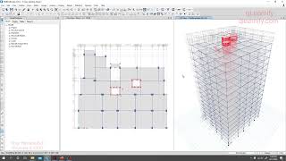 33. CSI ETABS v22 2024: Check Model In Etabs - Deﬂection Limits or Vertical Deflection Check