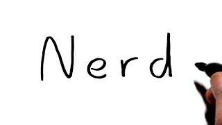 How to Turn Words Nerd into a Funny Cartoon Drawing