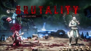 Mortal Kombat 11 'Kung Lao Mind Of Its Own Brutality' Gameplay (2019) HD