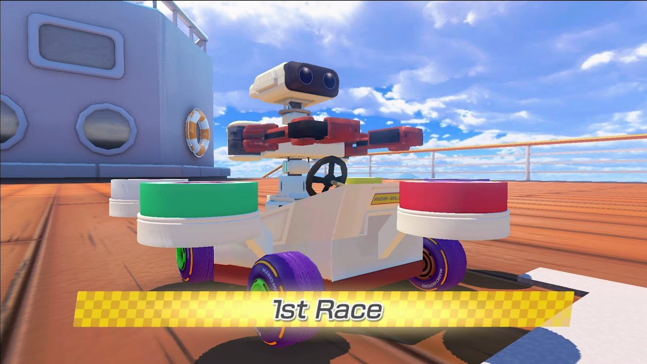 R.O.B. In Mario Kart 8 Deluxe - YouTube