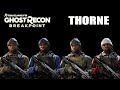 All THORNE Operator Outfits Part 2 | Call Of Duty Modern Warfare Operators | Ghost Recon Breakpoint