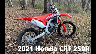 2021 Honda CRF250R single track