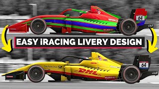 The SECRETS to creating a GREAT CUSTOM LIVERY for iRacing!!