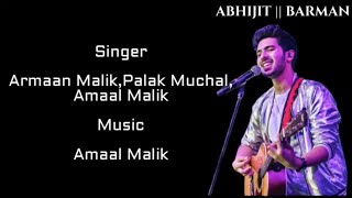 Hua Hai Aaj Pehli Baar Lyrics|| Sanam Re||Armaan Malik,Palak Muchhal,Amaal Mallik