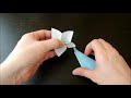 【折り紙1枚】立体で可愛い『流れ星』の折り方 how to make a shooting star with origami.it s easy to make