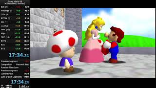 Super Mario 64 16 Star 17:34