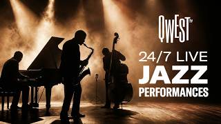 🔴 24/7 Jazz Stream • Concerts & Live Performances • Bebop, Soul, Funk, Blues, Reggae - Qwest TV