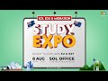 STUDY EXPO | 8 AUGUST 2024 | JOIN US!!