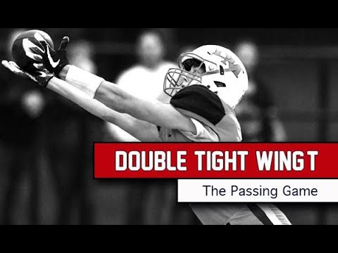 Double Tight Wing T The Passing Game Youtube