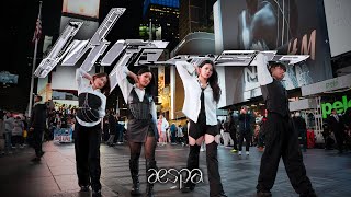 [KPOP IN PUBLIC NYC - TIMES SQUARE | ONE TAKE] aespa 에스파 'Whiplash' Dance Cover by ONE DANCE CREW