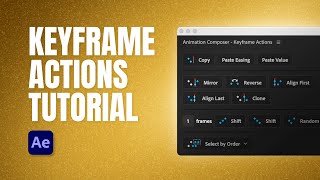Keyframe Actions - Plugin for After Effects, Tutorial