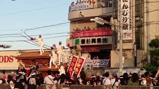 岸和田だんじり　本宮午後ラスト　カンカン場　令和元年　2019　旧市　午後　カンカン場