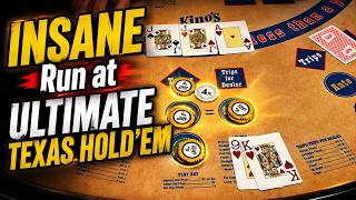 Insane Run At Ultimate Texas Hold Em