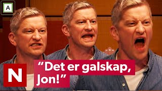 Odd-Magnus Williamson klikker på Jon Almaas | Alle mot alle | TVNorge