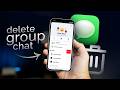 How to Delete a Group Chat on iPhone (tutorial)