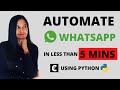 How to automate Whatsapp using Python in less than 5 mins || Pywhatkit || Come.Code.Conquer