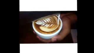 Latte art roseta by barista dwi saputra