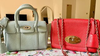 MULBERRY BAG COMPARISON | LILY VS BAYSWATER MINI + mod shots + what fits