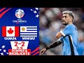 Uruguay vs Canada 2-2 (4-3) All Goals & Match Highlights |Copa America 2024 #copaamérica2024 #messi