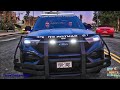 Playing GTA 5 As A POLICE OFFICER City Patrol| HPD|| GTA 5 Lspdfr Mod| 4K