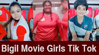 Bigil movie Girls Tik tok Collection | Verithanam | Singappenney#BigilGirlsTiktok