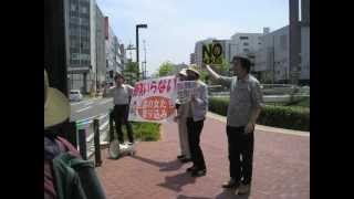 2012/07/11 札幌の脱原発デモ「11の日・北海道電力本社前ランチアクション」