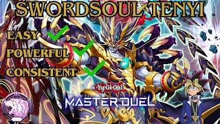 Swordsoul Tenyi! Easy, Powerful, Consistent! Ranked Gameplay \u0026 Deck Profile [Yu-Gi-Oh! Master Duel]