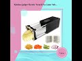 Kitchen Gadget Electric French Fry Cutter With Blades Stainless Steel Vegetable Potato Carrot