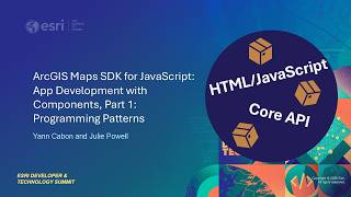 ArcGIS Maps SDK for JavaScript: App Development with Components, Part 1: Programming Patterns