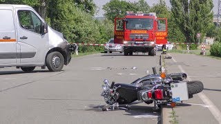 Motorradfahrer nach Unfall bei Weimar lebensbedrohlich verletzt