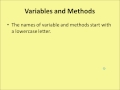 Java - Naming Conventions