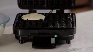 4 Slice Belgian Waffle Maker Demo Video WAF 150