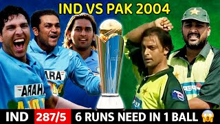 HIGH VOLTAGE: India vs Pakistan 2004 ICC CHAMPIONS TROPHY Highlights| IND VS PAK |SHOCKING Match 😱🔥
