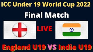 England U19 vs India U19 Final - Live Cricket Score