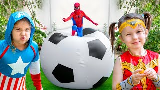 Five Kids Superhero Family + more Children's Songs and Videos