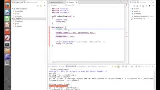 Linking to pthreads in Eclipse