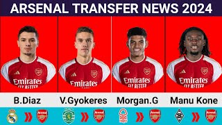 Arsenal Transfer News Today - Transfer Summer 2024 - B.Diaz & V.Gyokeres ~ Arsenal News