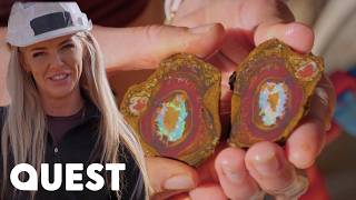 The Opal Whisperers Battle Hard Cap Rock To Find Rare Yowah Nuts | Outback Opal Hunters