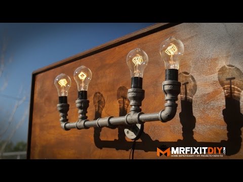 DIY INDUSTRIAL PIPE LAMP DIY INDUSTRIAL PIPE LAMP