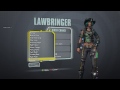 borderlands the pre sequel alll nisha the lawbringer heads u0026 skins showcase game save file