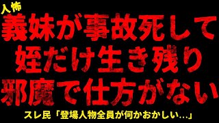 【2chヒトコワ】シングルマザーの義妹が交通事故にあい、姪だけが生き残り邪魔で仕方ない   【ホラー】夫からの無言の圧力 義両親からの同居要請 知らなかった彼女の過去【閲覧注意】【人怖