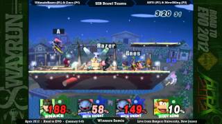 Apex 2012 - SSBB Teams W6 - Mew2King + Anti VS Gnes + UltimateRazer